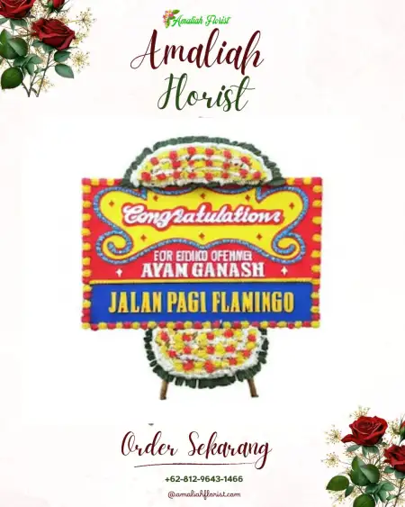 Sewa Papan Bunga Sango