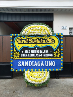 Papan Bunga Duka di Sango